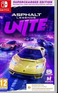 Asphalt Legends UNITE: Supercharged Edition [Code in a Box] (Switch)