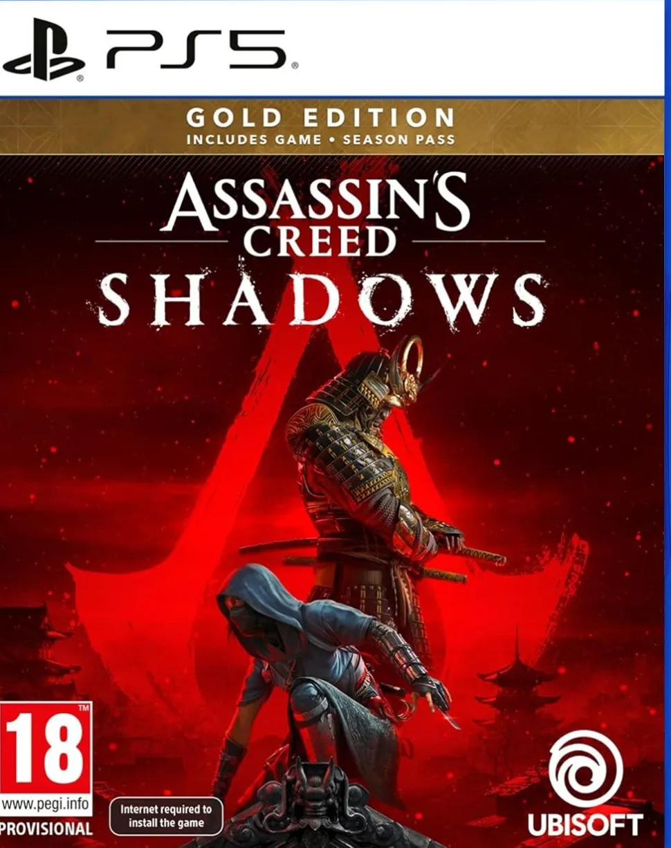 Assassin's Creed Shadows Gold Edition With FREE Steelbook (PS5)
