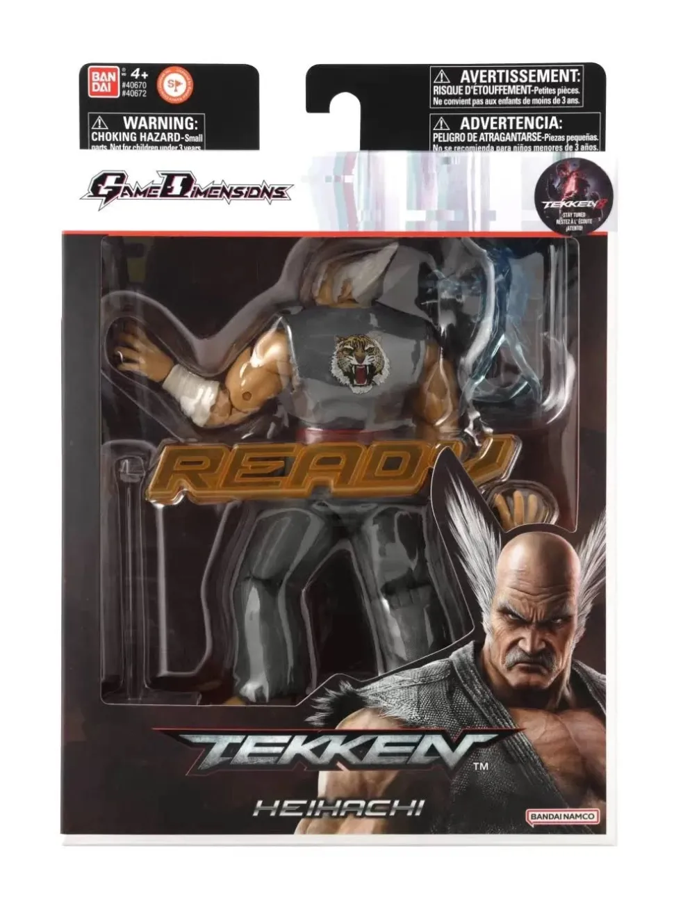 BANDAI Game Dimensions Tekken Heihachi Mishima Action Figure