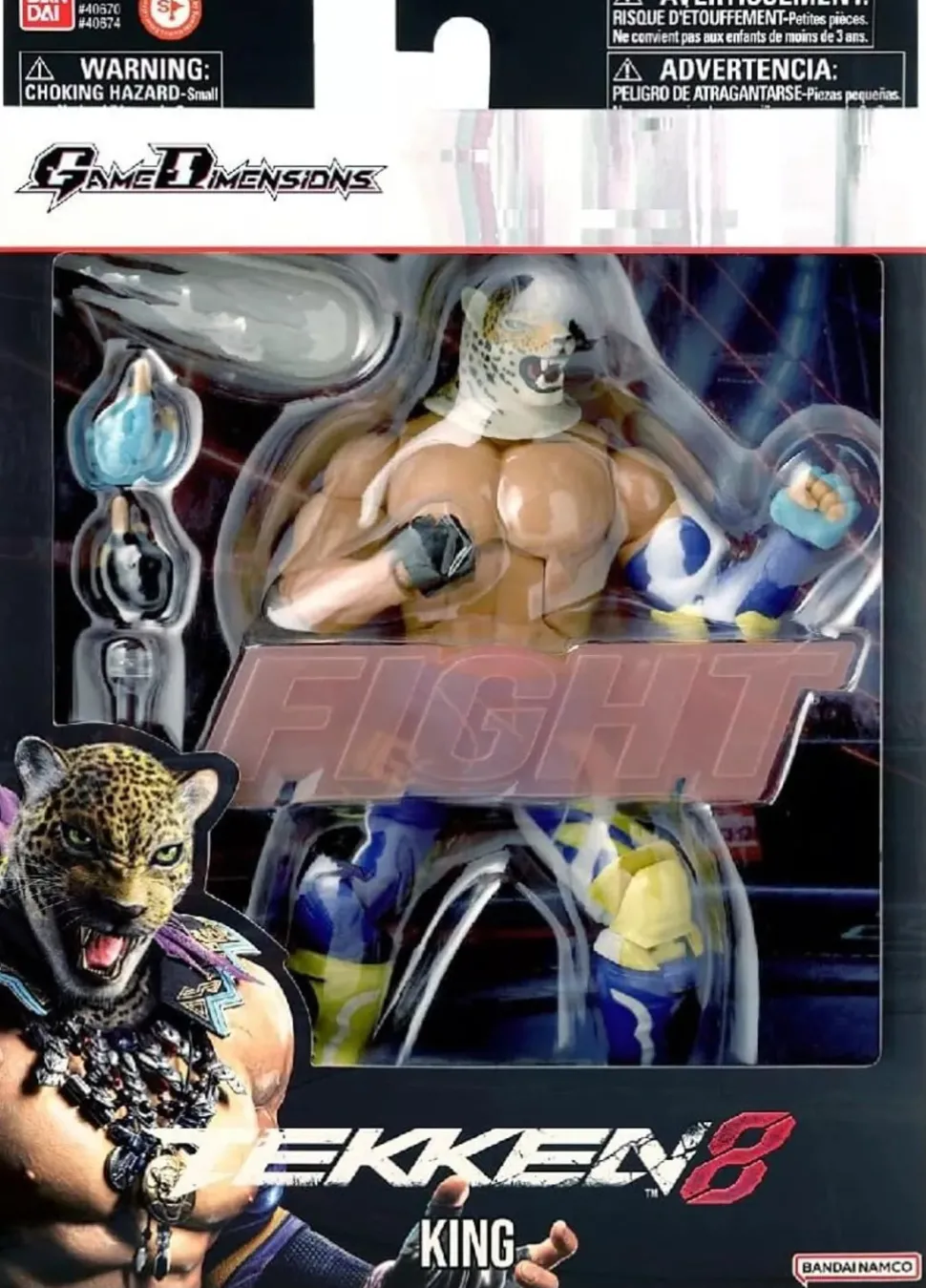 BANDAI Game Dimensions Tekken King Figure