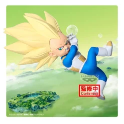 Banpresto Dragon Ball Super Saiyan 3 Vegeta Mini With Panel Figure