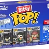 Bitty Pop! DC: Batman Heroes 4-pack Mini Vinyl Figure with Mystery