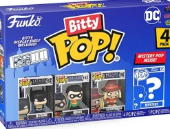 Bitty Pop! DC: Batman Heroes 4-pack Mini Vinyl Figure with Mystery