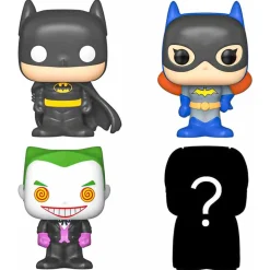 Bitty Pop! DC Comics Superheroes: The Joker 4-Pack Mini Vinyl Figure with Mystery