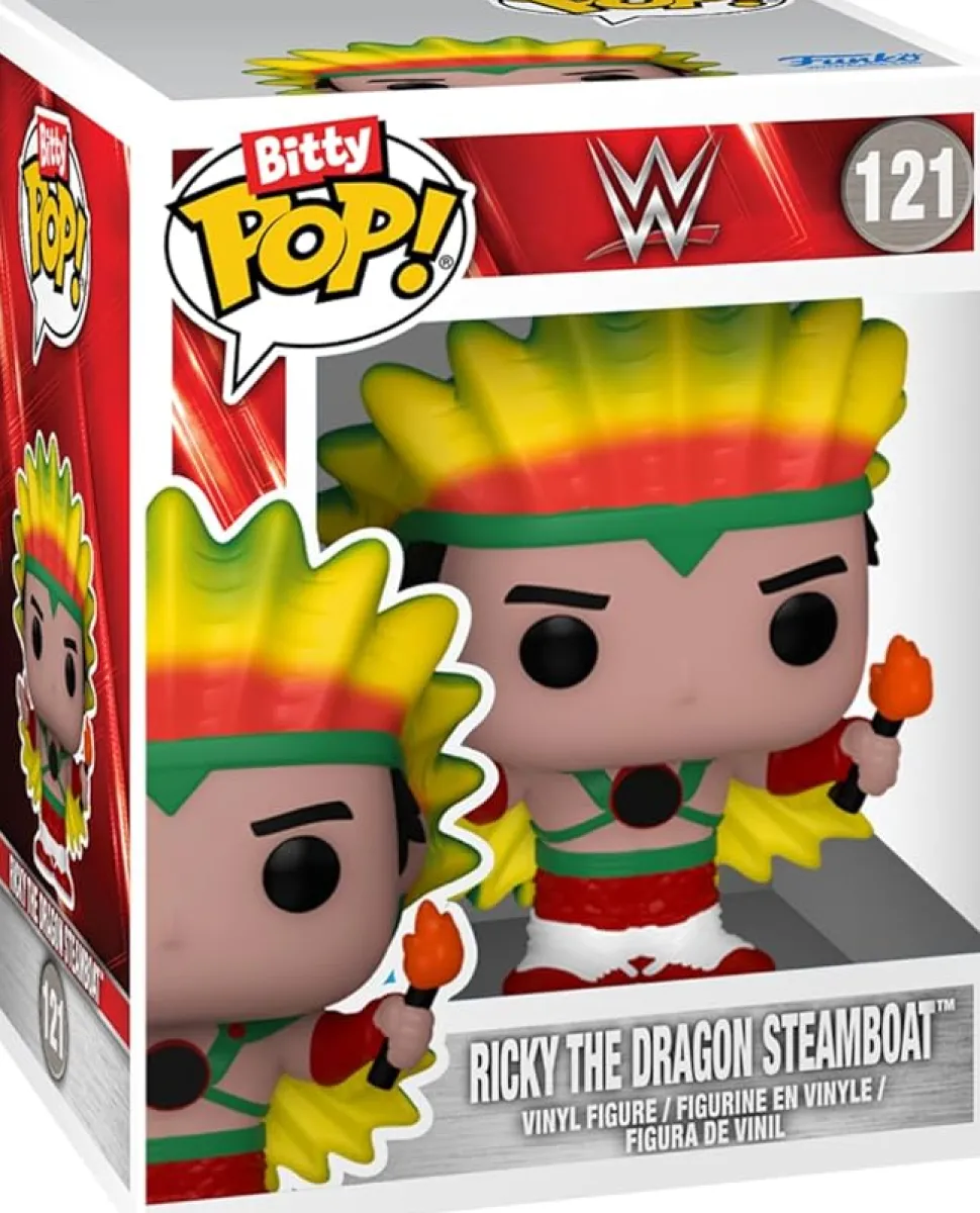 Bitty Pop! WWE: Dusty Rhodes 4-Pack Mini Vinyl Figure with Mystery