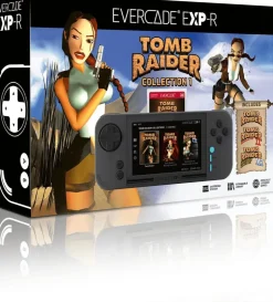 Blaze Evercade EXP-R Handheld with Tomb Raider Collection