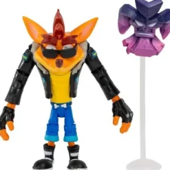 Crash Bandicoot Action Figure: Biker Crash with Mask