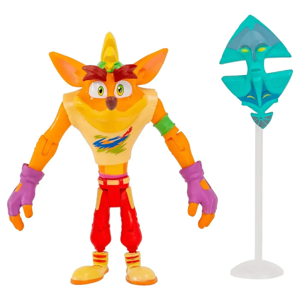 Crash Bandicoot Action Figure: Retro Crash with Mask
