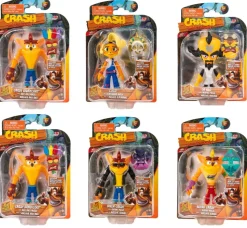 Crash Bandicoot Action figure Assortement Case (6 pcs)