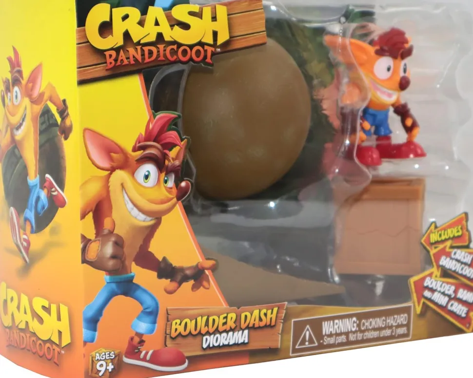 Crash Bandicoot Action figure: Boulder Dash Diorama