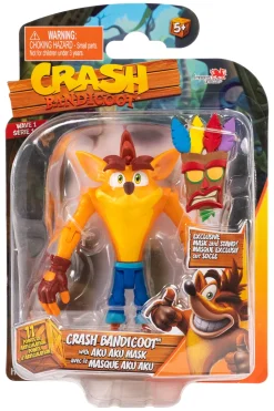 Crash Bandicoot Action Figure: Crash Bandicoot with Mask