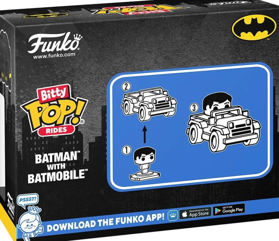Funko Bitty Pop! Rides Batman with Batmobile