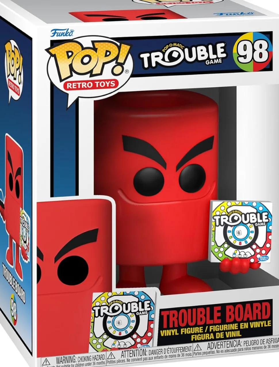 Funko POP! Retro Toys: Trouble Game - Trouble Board - 98
