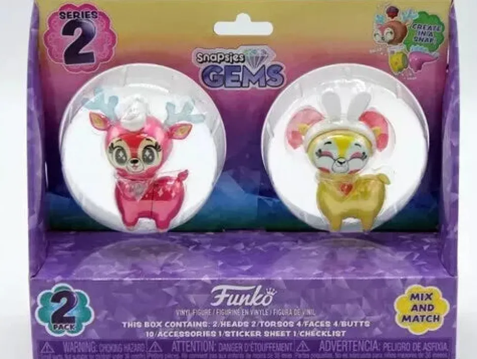 Funko Snapsies: Gems - Blush & Pinky (Spring) 2-Pack - 58305
