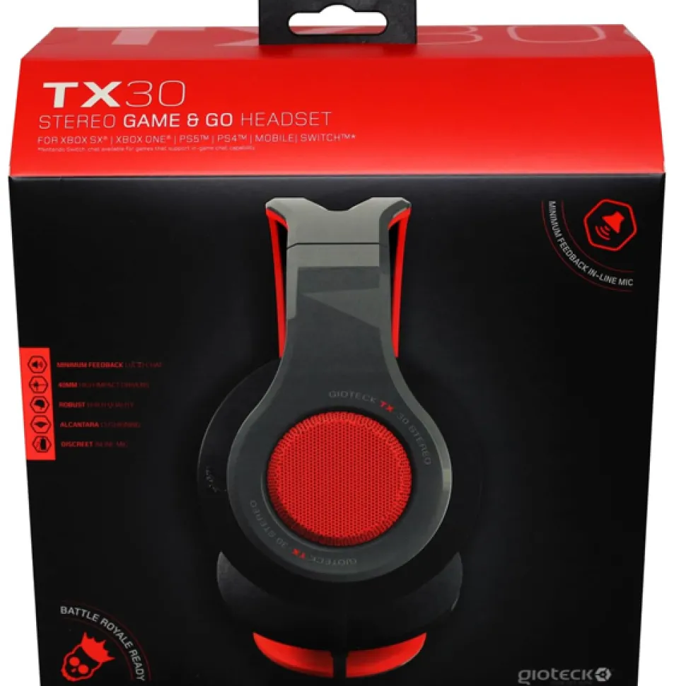 Gioteck TX-30 Red Headset