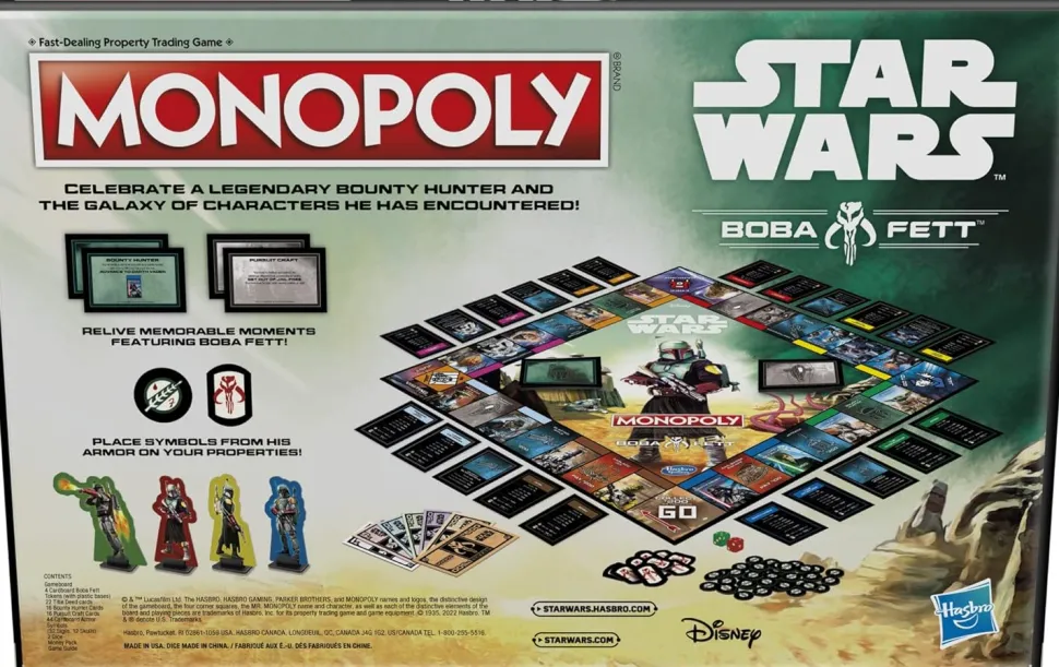 Hasbro Monopoly: Boba Fett Edition