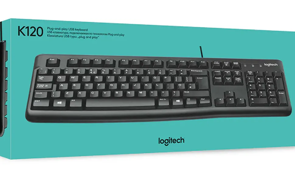 Logitech K120 Wired Keyboard for Windows