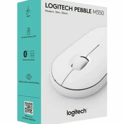 Logitech Pebble Mouse 2 M350s Slim Bluetooth Wireless Mouse White