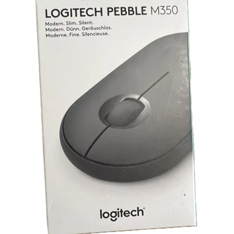 Logitech Pebble Mouse 2 M350s Slim Bluetooth Wireless Mouse Graphite