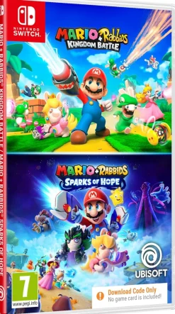 Mario + Rabbids Kingdom Battle / Mario + Rabbids Sparks of Hope [Code in a Box] (Switch)