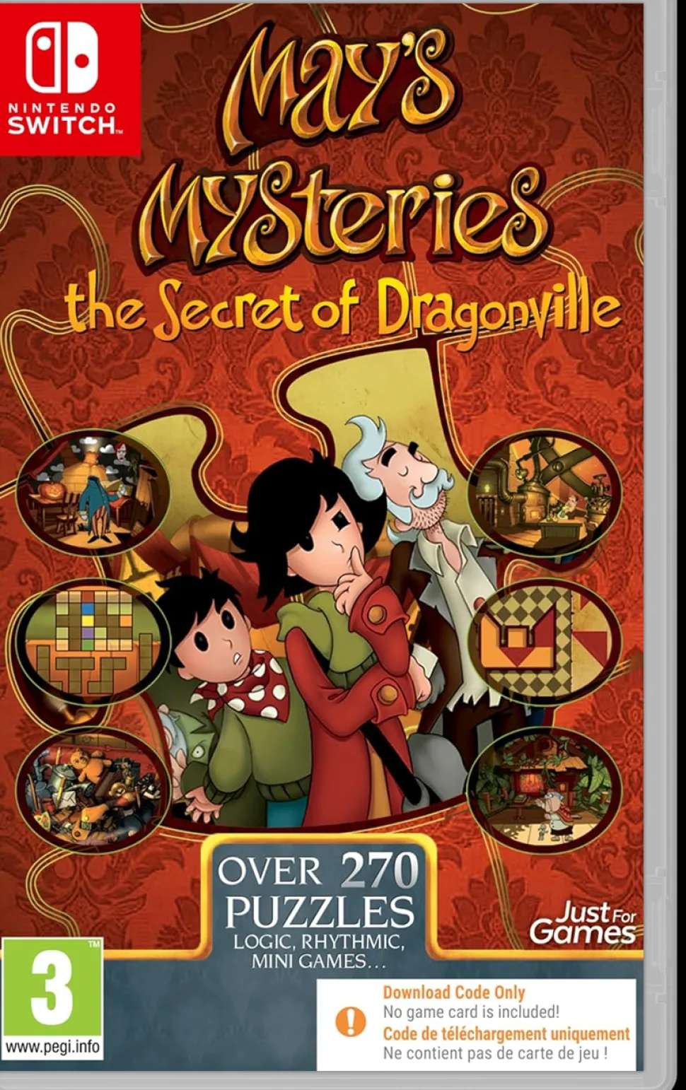 May's Mysteries: The Secret Dragonville (Code In A Box) (Switch)