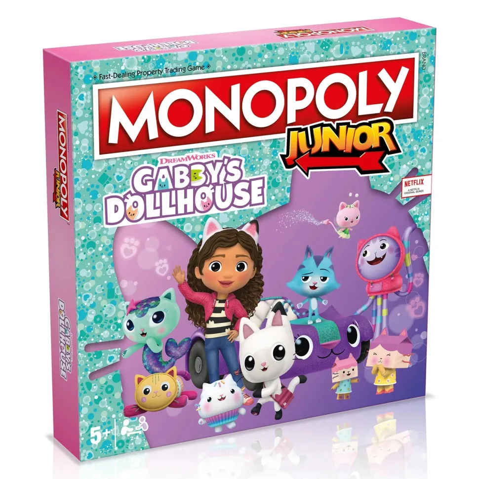 Monopoly Gabby's Dollhouse Junior Board Game