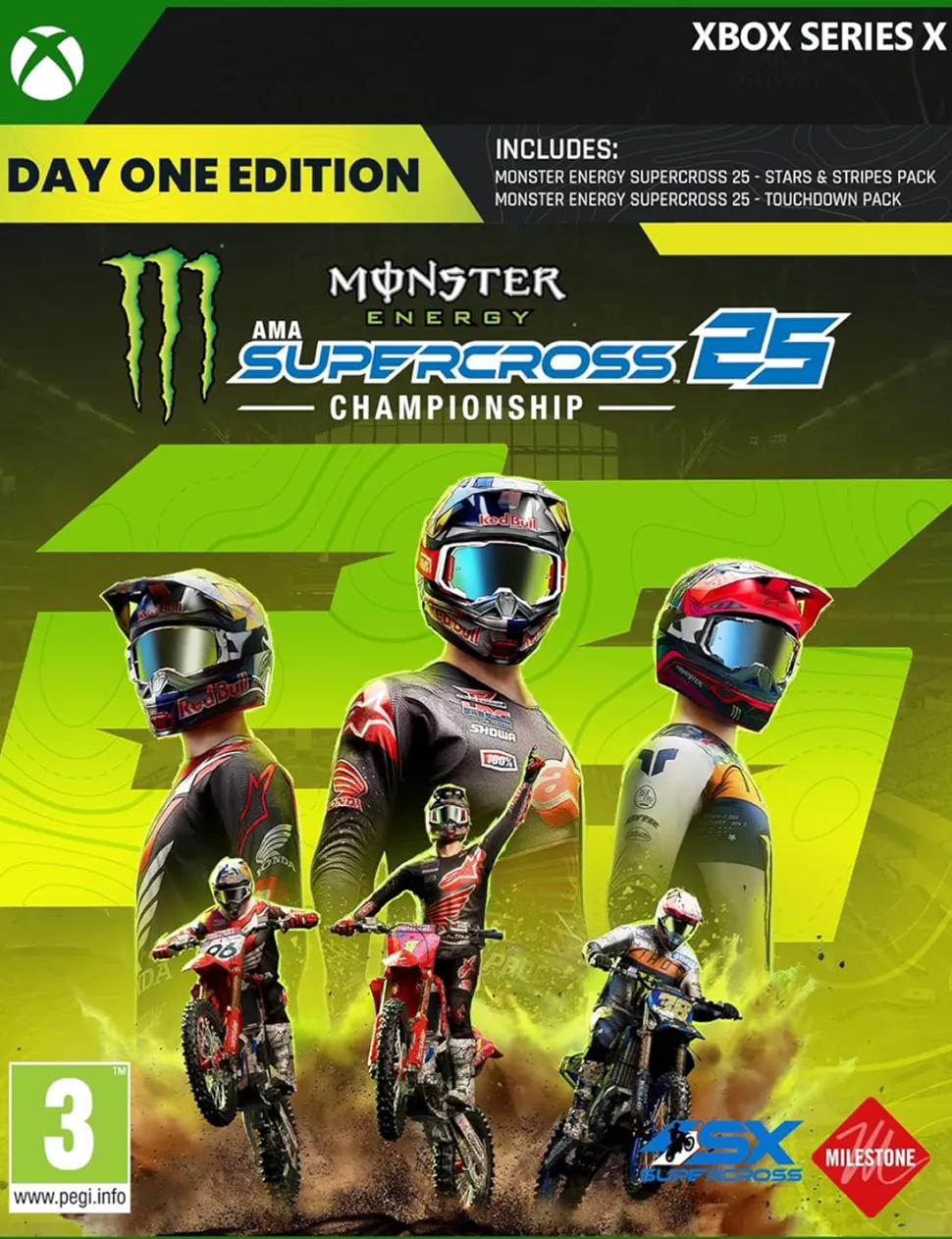 Monster Energy Supercross 25 - The Official Videogame Day One Edition (Xbox Series X)