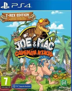 New Joe & Mac: Caveman Ninja - T-Rex Edition (PS4)