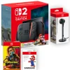 Nintendo Switch 2 Mario Kart Bundle with Cyberpunk 2077 Ultimate Edition, SD Card & Switch 2 Camera