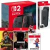 Nintendo Switch 2 Mario Kart World Bundle with Carry Case, Cyberpunk 2077, Hitman WOA + 256GB SD