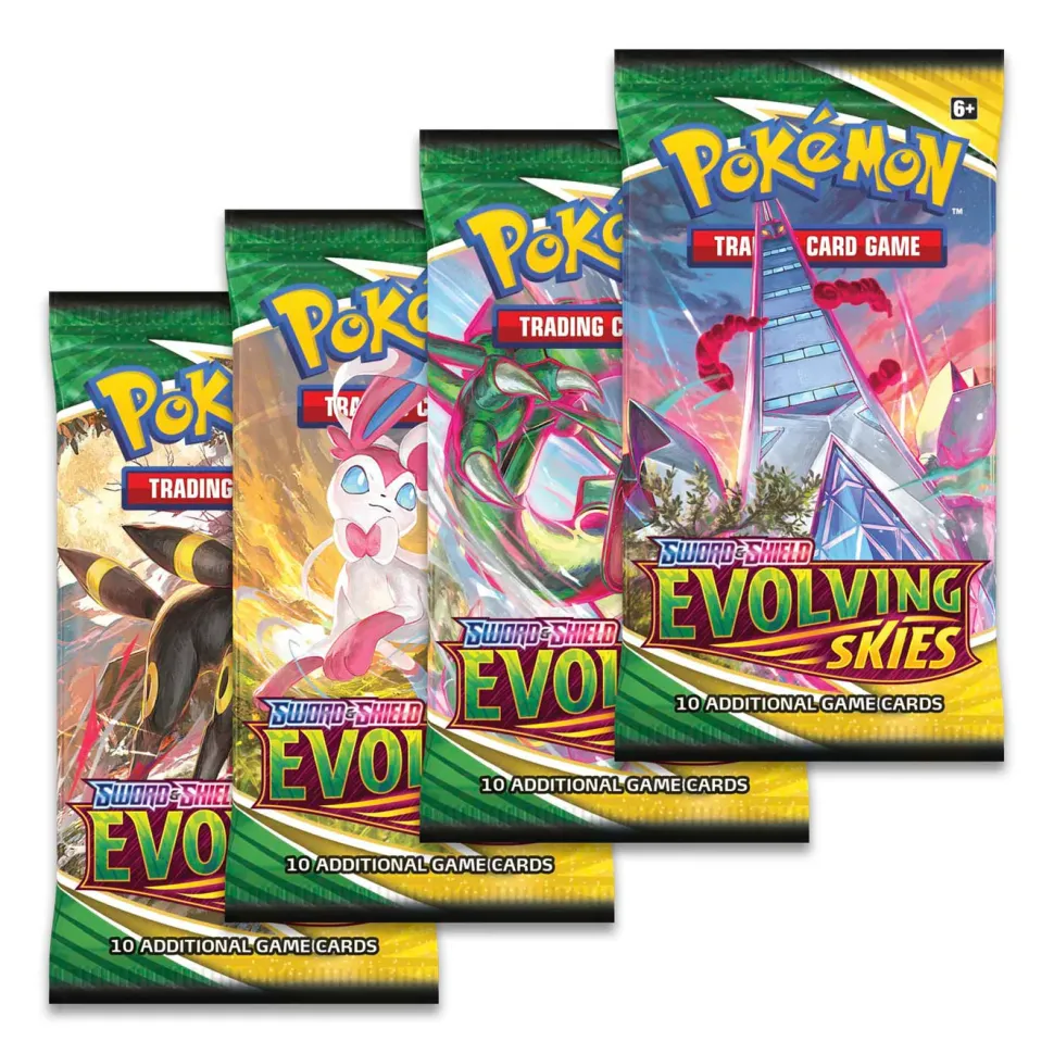 Pokemon TCG: Evolving Skies Booster Pack (10 Cards)