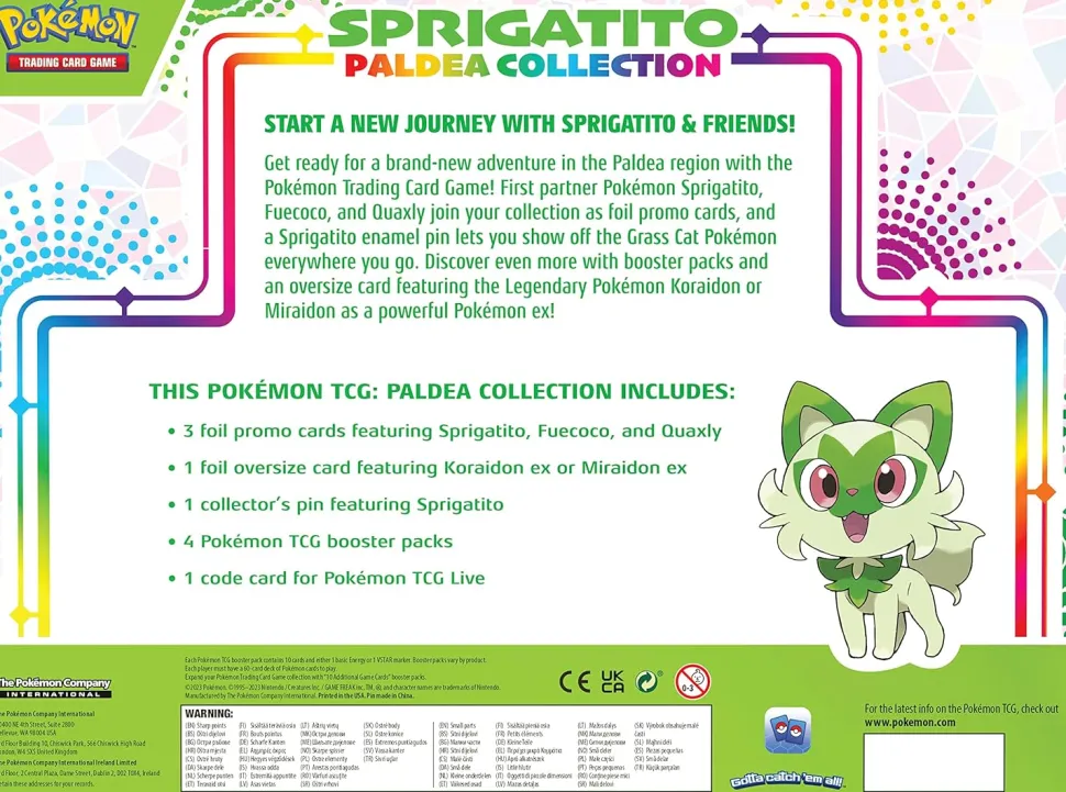 Pokemon TCG: Paldea Collection - Sprigatito