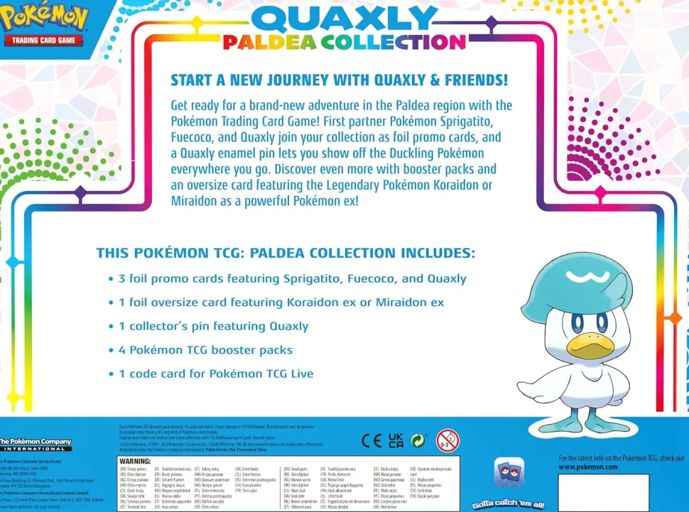 Pokemon TCG: Paldea Collection - Quaxly