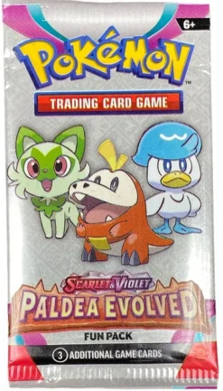 Pokemon TCG: Paldea Evolved Fun Pack (3 Cards)