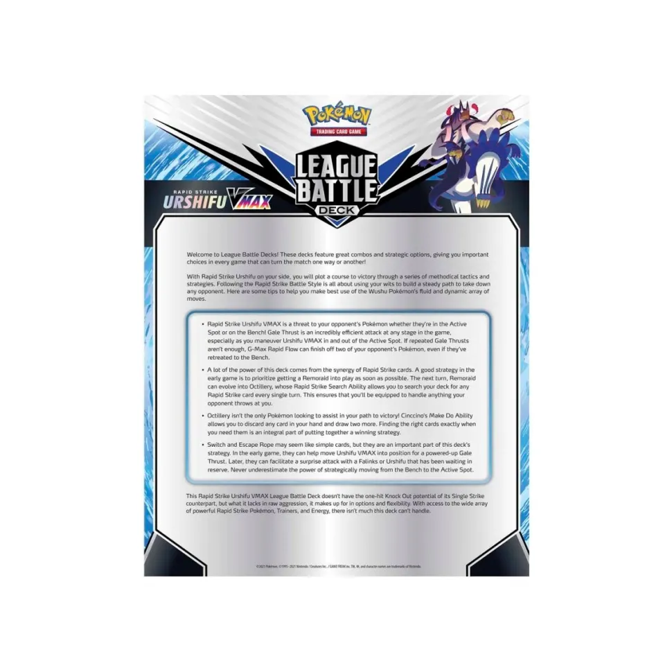 Pokemon TCG: Rapid Strike Urshifu League Battle Deck