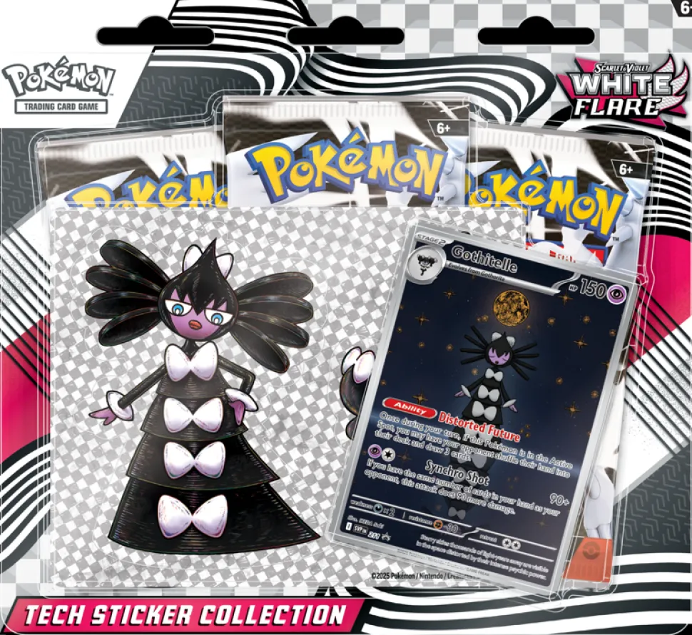 Pokemon TCG: Scarlet & Violet 10.5 - White Flare - Tech Sticker Collection Gothitelle
