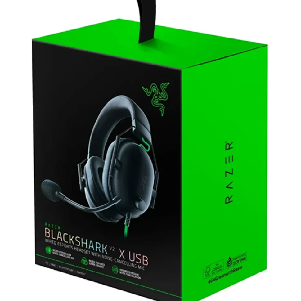 Razer BlackShark V2 X USB Headset - Black