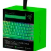Razer PBT Keycap + Coiled Cable Upgrade Set - Green