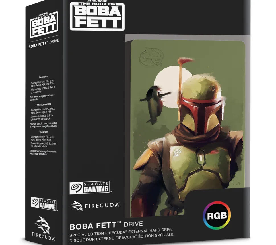 Seagate FireCuda HDD 2TB - Star Wars Boba Fett