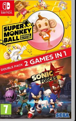 Sonic Forces + Super Monkey Ball: Banana Blitz HD Double Pack (Switch)