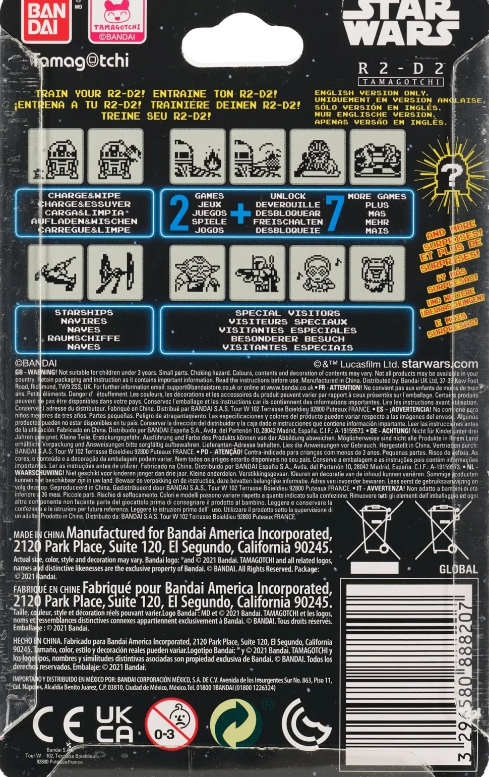 Tamagotchi Star Wars R2-D2 Blue