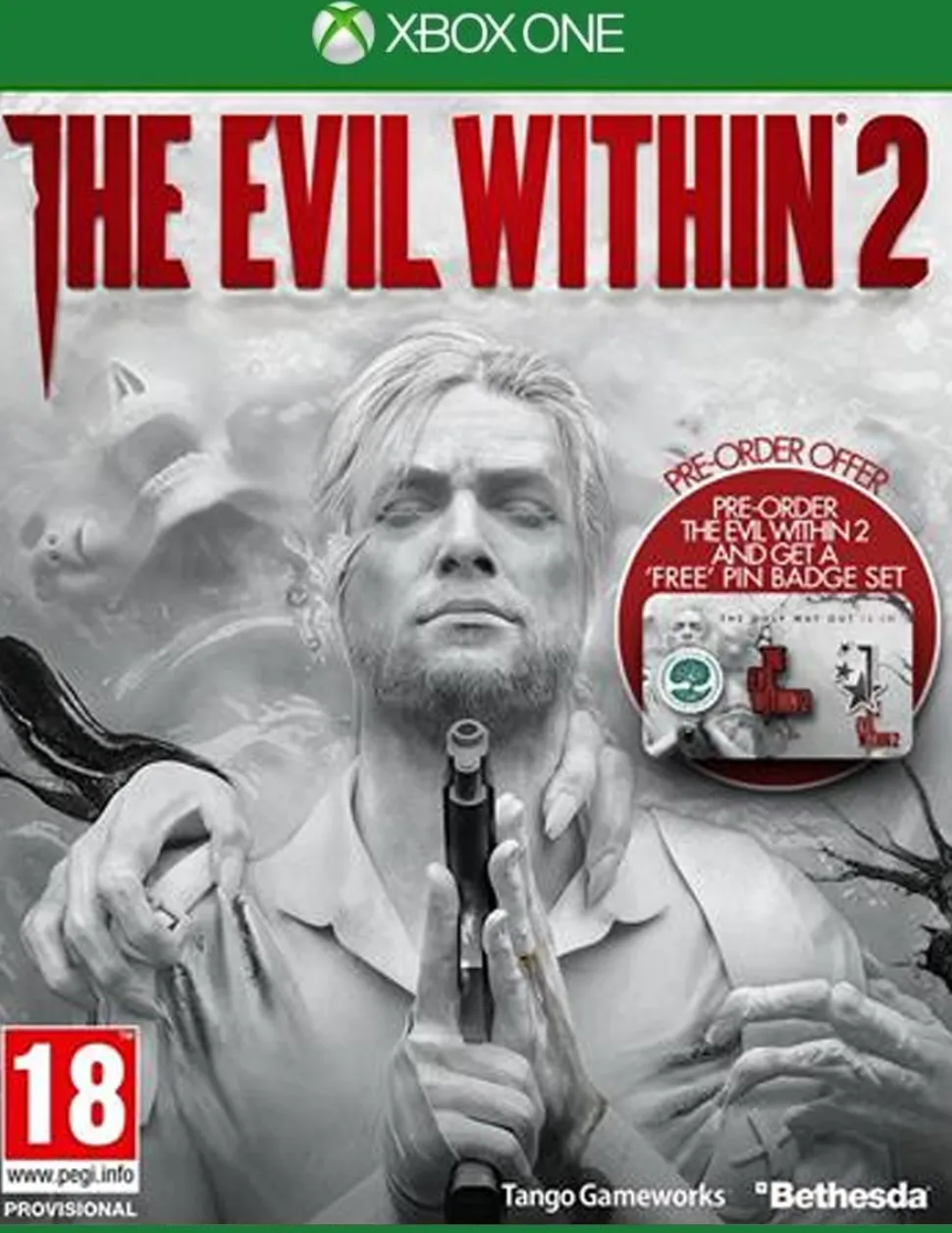 The Evil Within 2 + FREE Pin Badge Set (Xbox One)