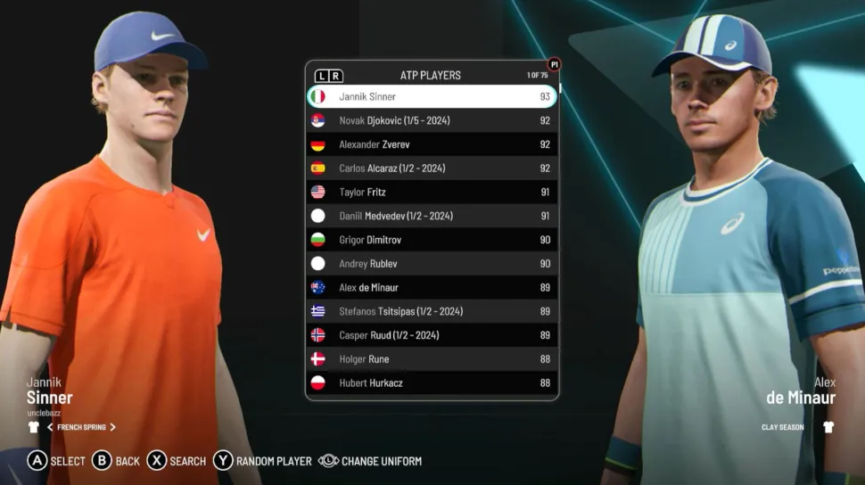 TIEBREAK: Official Game of the ATP & WTA - ACE Edition (Switch)