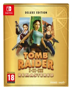 Tomb Raider I-III Remastered Starring Lara Croft - Deluxe Edition (Switch)