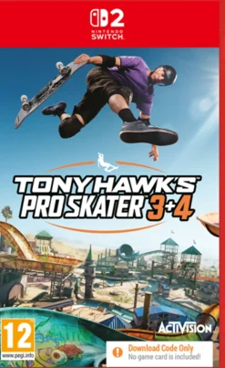 Tony Hawk's Pro Skater 3+4 [Code in a Box] (Switch 2)