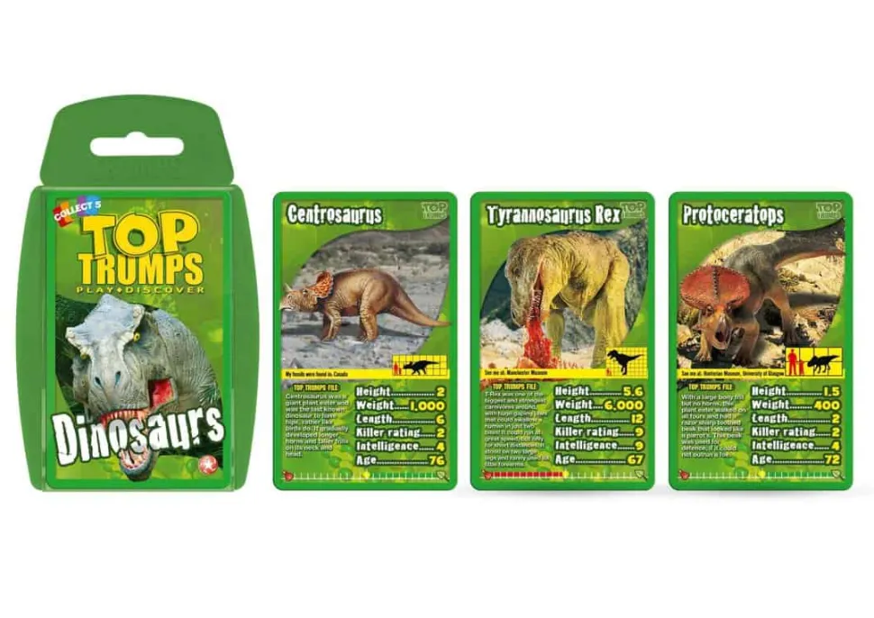 Top Trumps Dinosaur Classics Card Game