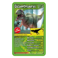 Top Trumps Dinosaur Classics Card Game