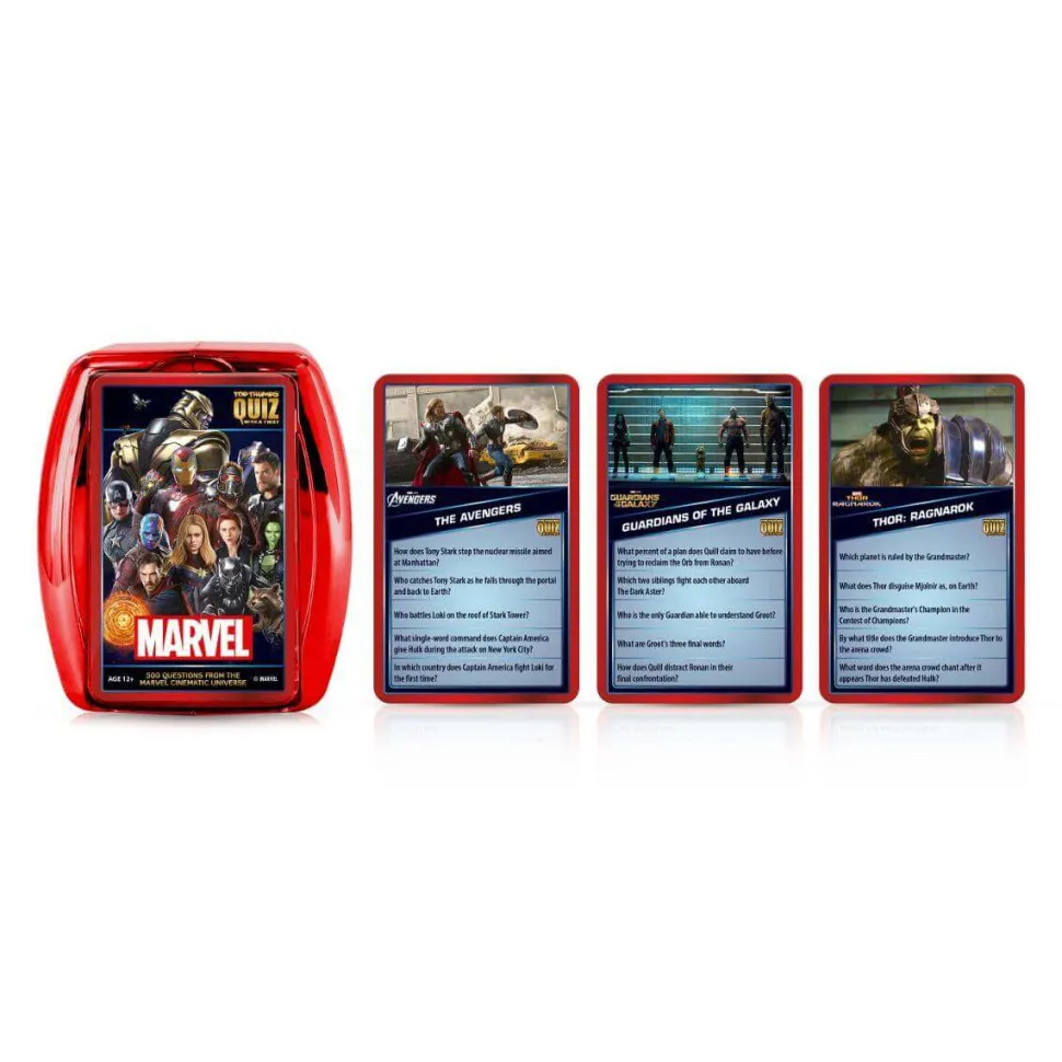 Top Trumps Marvel Cinematic Universe Quiz Game