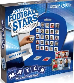 Top Trumps Match World Football Stars - The Crazy Cube Game