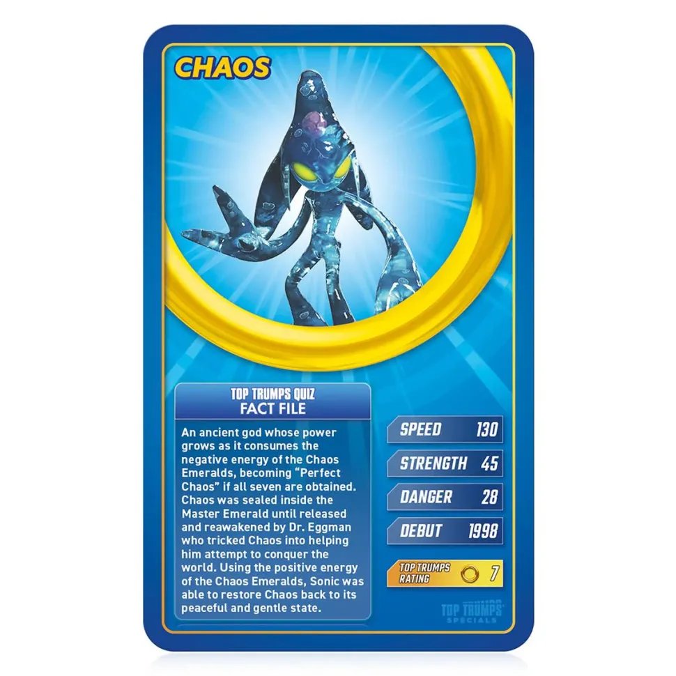 Top Trumps Sonic the Hedgehog Card Game